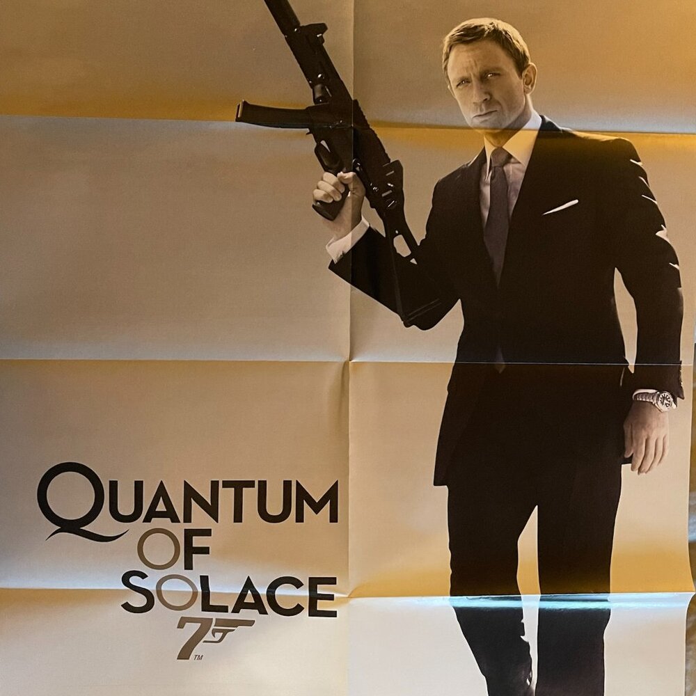 NEW DOUBLESIDED QUANTUM OF SOLACE 7 POSTER
